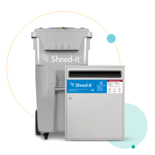Shred-it confidential waste bins