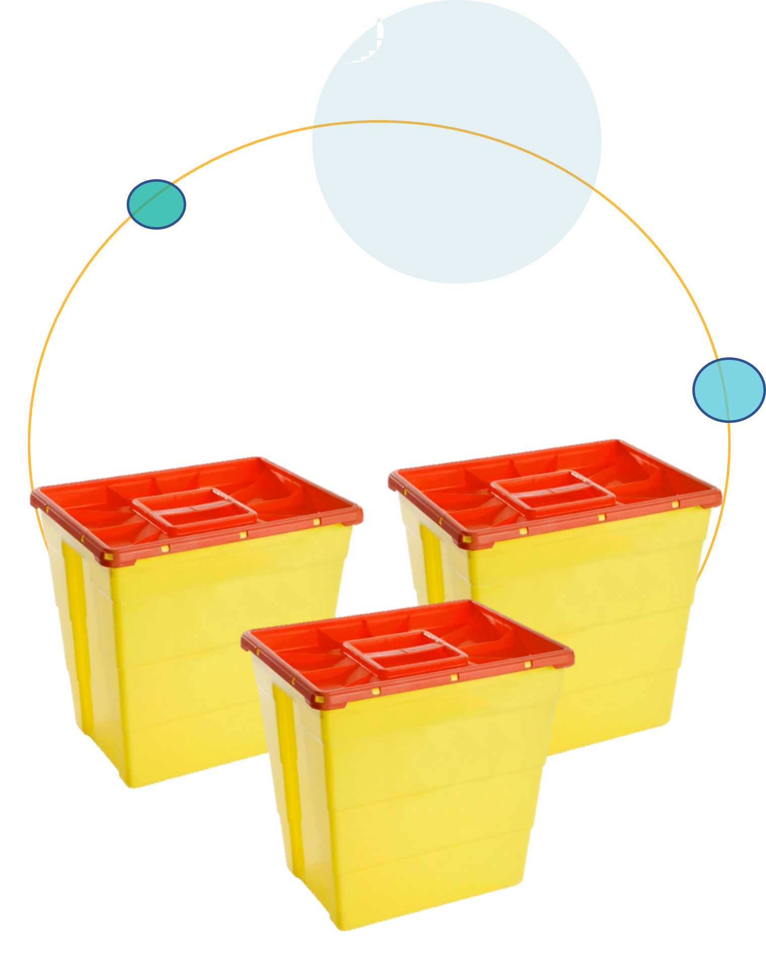 Red containers