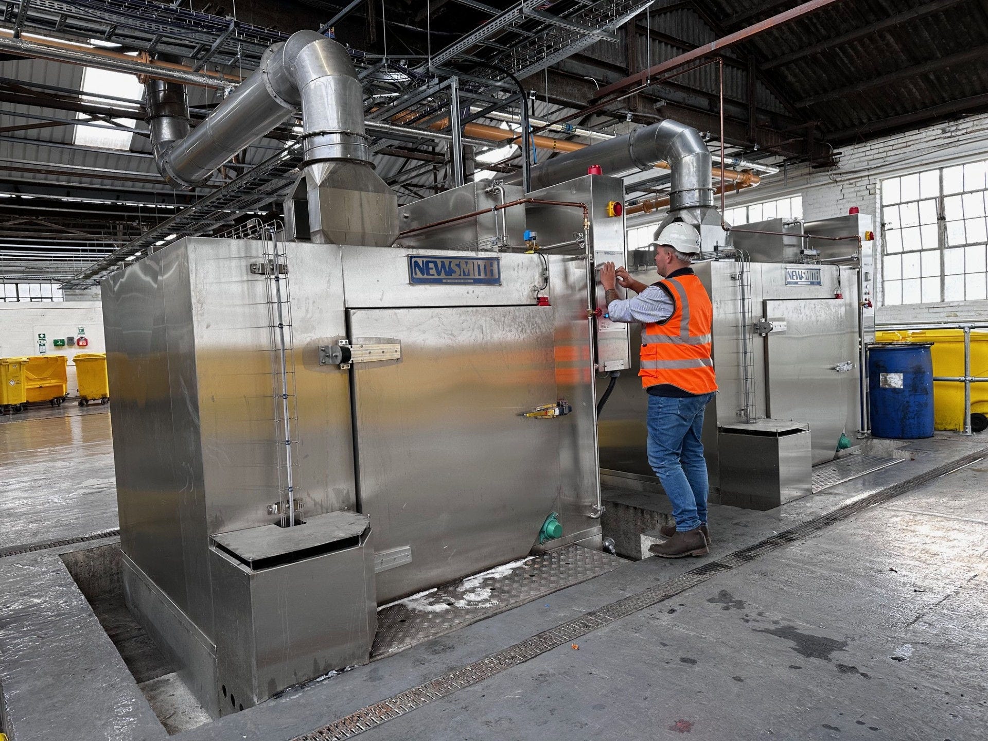 Harvesting of rainwater at Stericycle