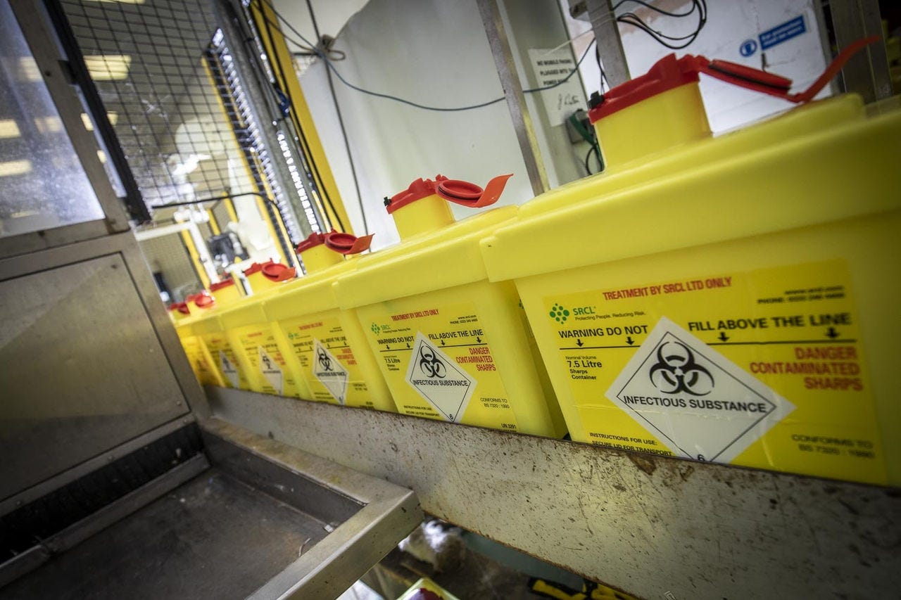 Reusable sharps bins from Stericycle