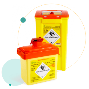 Bio Systems containers Orange Lid