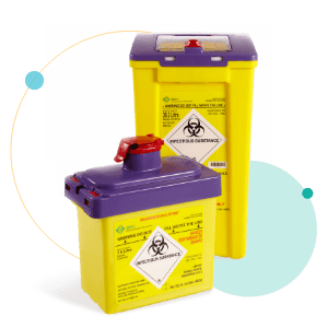 Bio Systems containers Purple Lid